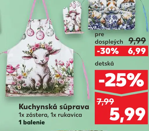 Veľkonočná kuchynská súprava pre dospelých