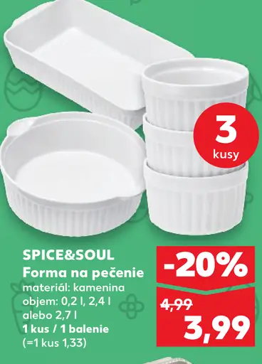 SPICE&SOUL forma na pečenie kameninová