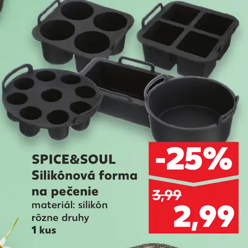 SPICE&SOUL Silikónová forma na pečenie