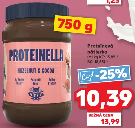 Barebells Proteinella lieskovooriešková a kakaová proteínová nátierka