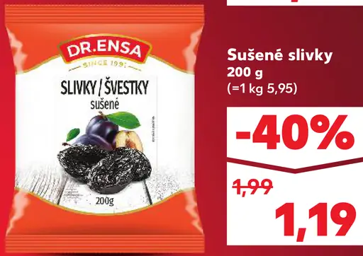 Dr.Ensa Sušené slivky