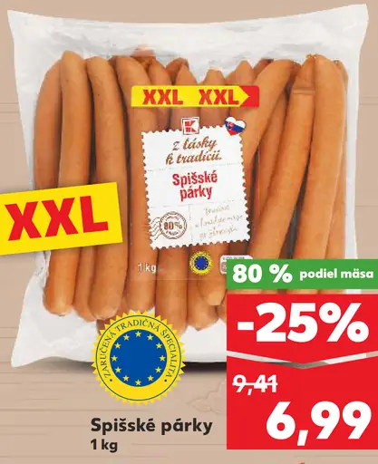 K-Classic Spišské párky
