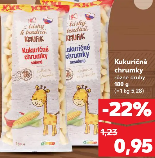 K-Classic Kukuričné chrumky slané