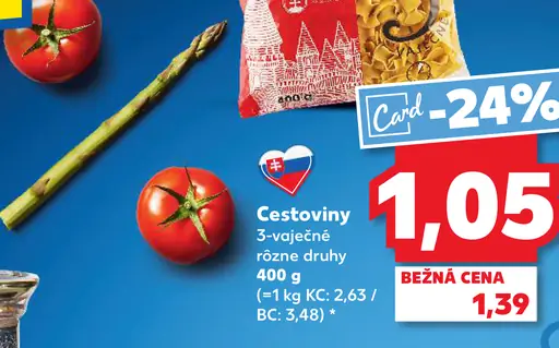 Bardejovské Topľanské cestoviny 3-vaječné rôzne druhy