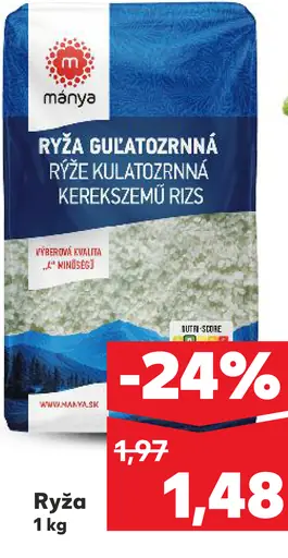 Månya Guľatozrnná ryža