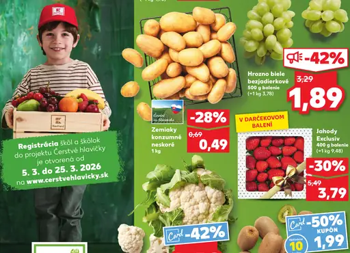 Zemiaky konzumné neskoré neprané