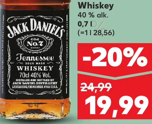 Jack Daniel's Whiskey 40%