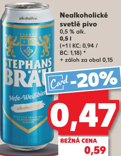 Stephans Bräu Hefe-Weißbier svetlé pivo plechovka