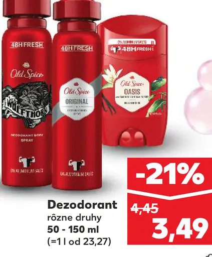 Old Spice deodorant sprej rôzne druhy