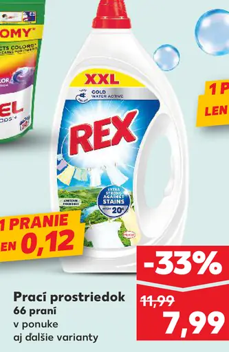 Rex prací prostriedok