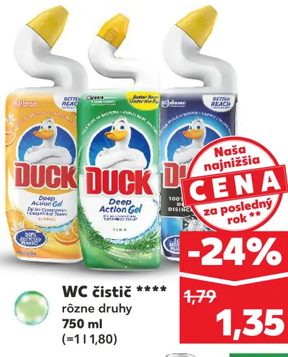 Duck WC čistič