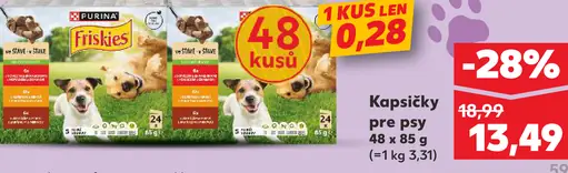 Purina Friskies Kapsičky pre psy