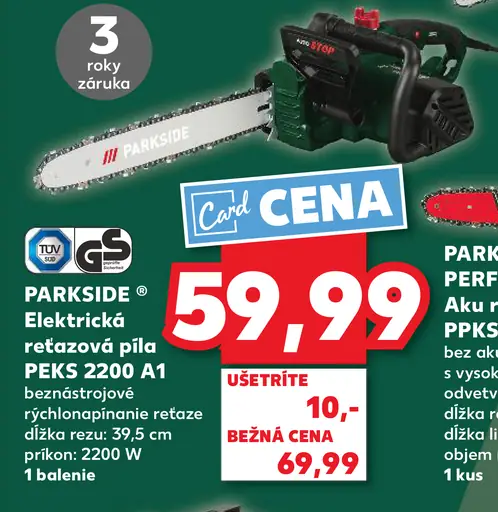 Parkside Elektrická reťazová píla PEKS 2200 A1