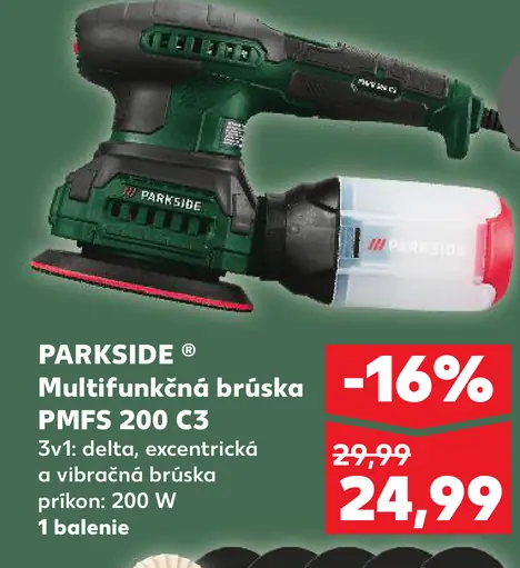 Parkside multifunkčná brúska PMFS 200 C3
