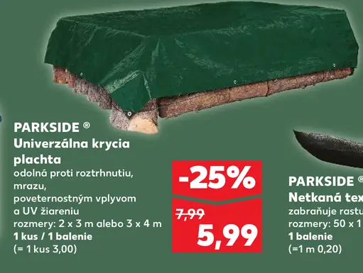 Parkside Univerzálna krycia plachta
