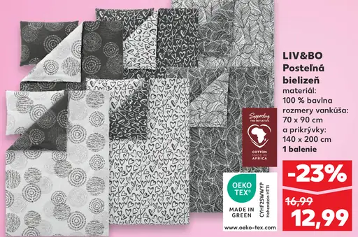 LIV&BO Posteľná bielizeň