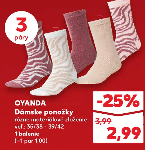 Oyanda Dámske ponožky