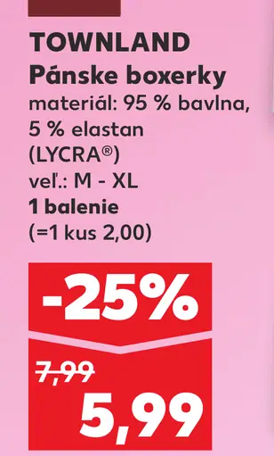 Townland Pánske boxerky