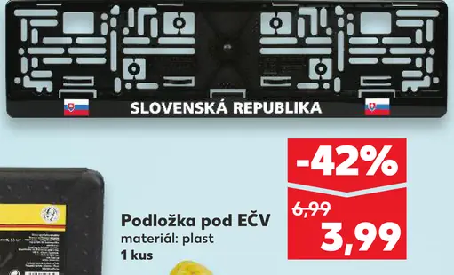 Podložka pod EČV plastová