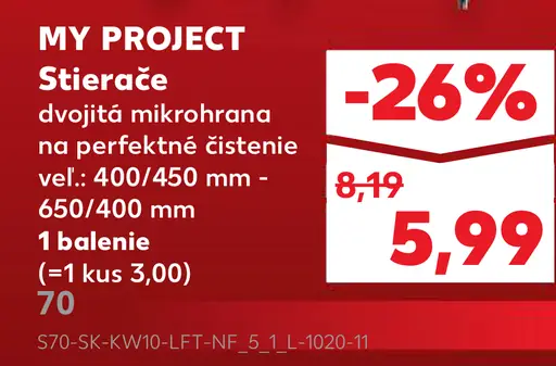 My Project stierače dvojité mikrohraná