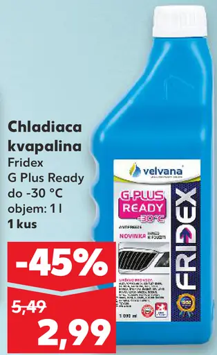 Chladiaca kvapalina Fridex G Plus Ready do -30°C