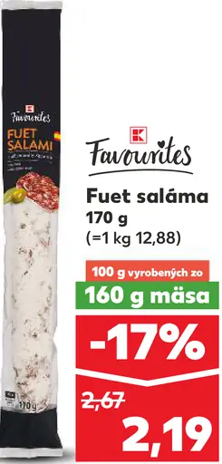 Favorites Fuet saláma