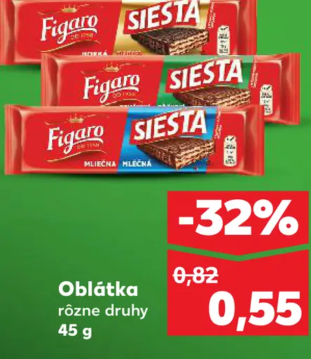 Figaro Siesta oblátka