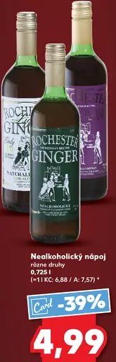 Rochester Ginger nealkoholický zázvorový nápoj