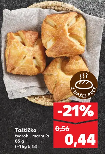 Taštička tvaroh-marhuľa