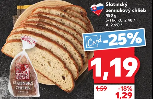 Slatinský zemiakový chlieb