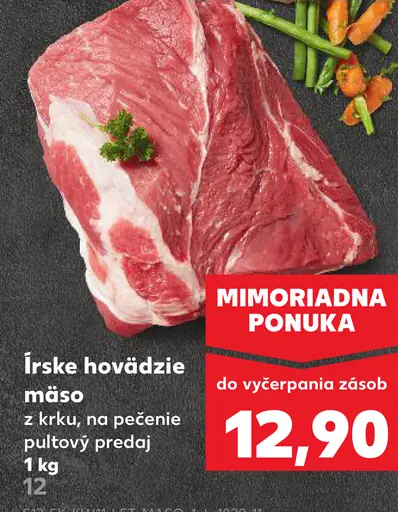 Írske hovädzie mäso na pečenie