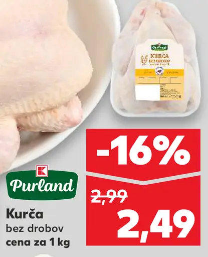 Purland Kurča bez drobov