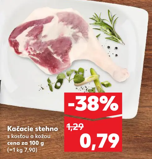 Kačacie stehná s kožou