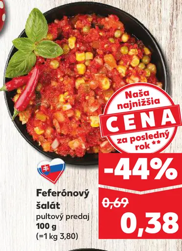 Feferónový šalát