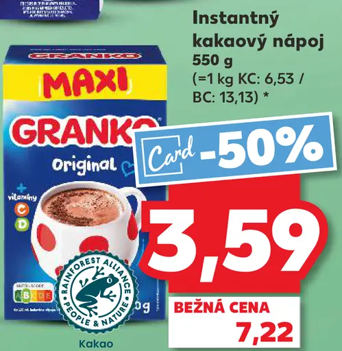 Granko Maxi instantný kakaový nápoj