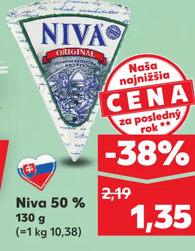 Niva syr 50%
