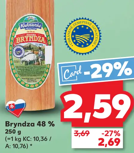 Bača Liptovská bryndza 48 %