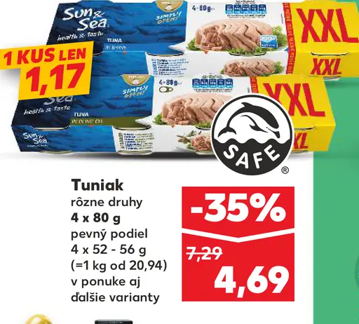 K-Classic tuniak v konzerve