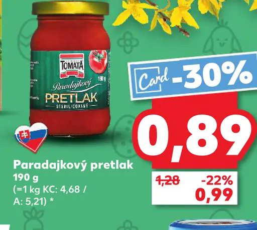 TOMATA Paradajkový pretlak