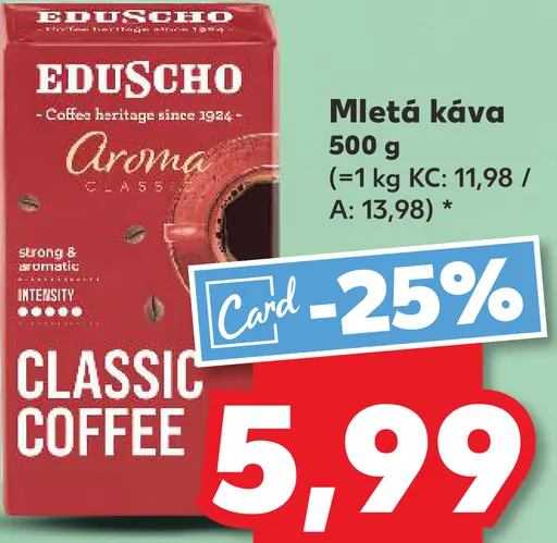 Eduscho Classic mletá káva