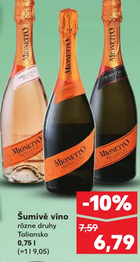 Mionetto šumivé víno