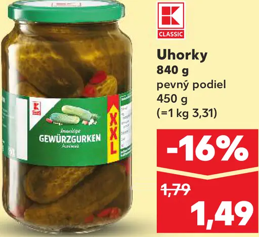 K-Classic Uhorky