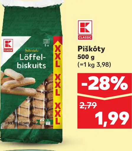 K-Classic piškóty Löffelbiskuit