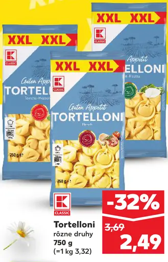 K-Classic tortelloni rôzne druhy