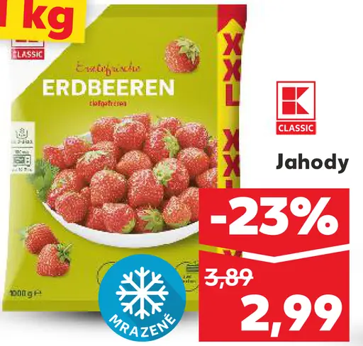 K-Classic Jahody mrazené