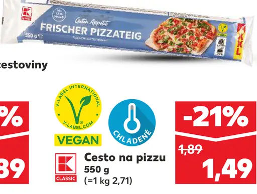 K-Classic cesto na pizzu chladené