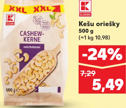 K-Classic Kešu oriešky