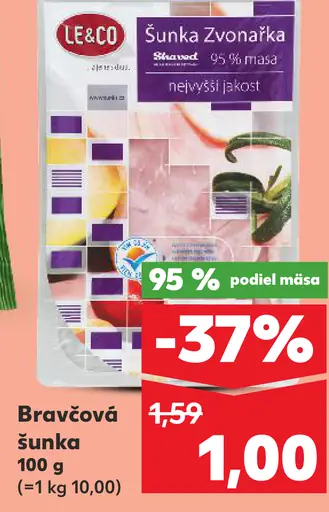 Le&Co Bravčová šunka Zvonařka