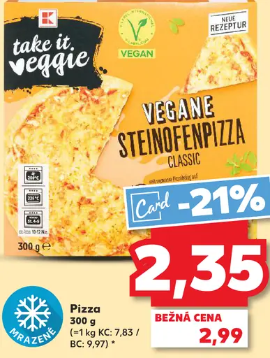 Take it Veggie vegane Steinofenpizza Classic