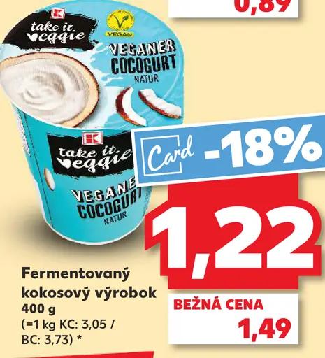 Take it veggie fermentovaný kokosový výrobok jogurtový